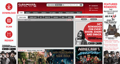 Desktop Screenshot of cinemark.net