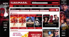 Desktop Screenshot of cinemark.com.ec
